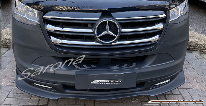 Custom Mercedes Sprinter  All Styles Front Lip/Splitter (2019 - 2023) - $690.00 (Part #MB-065-FA)